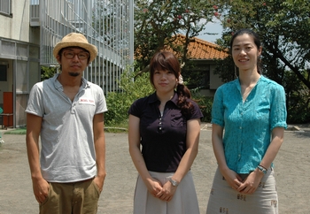 柳澤さん、松川さん、横山さん