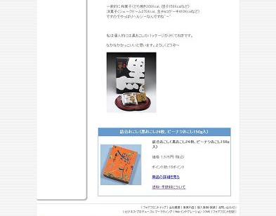 ブログ記事画面