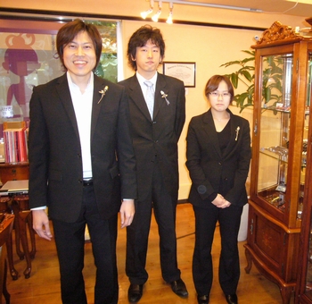 中村忍さん、藤谷昌宏さん、国分麻未さん