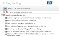 HP Blog Print